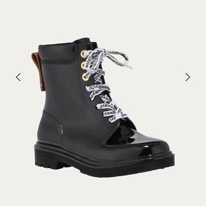 See by Chloe Rubber Lace-Up Rain boot